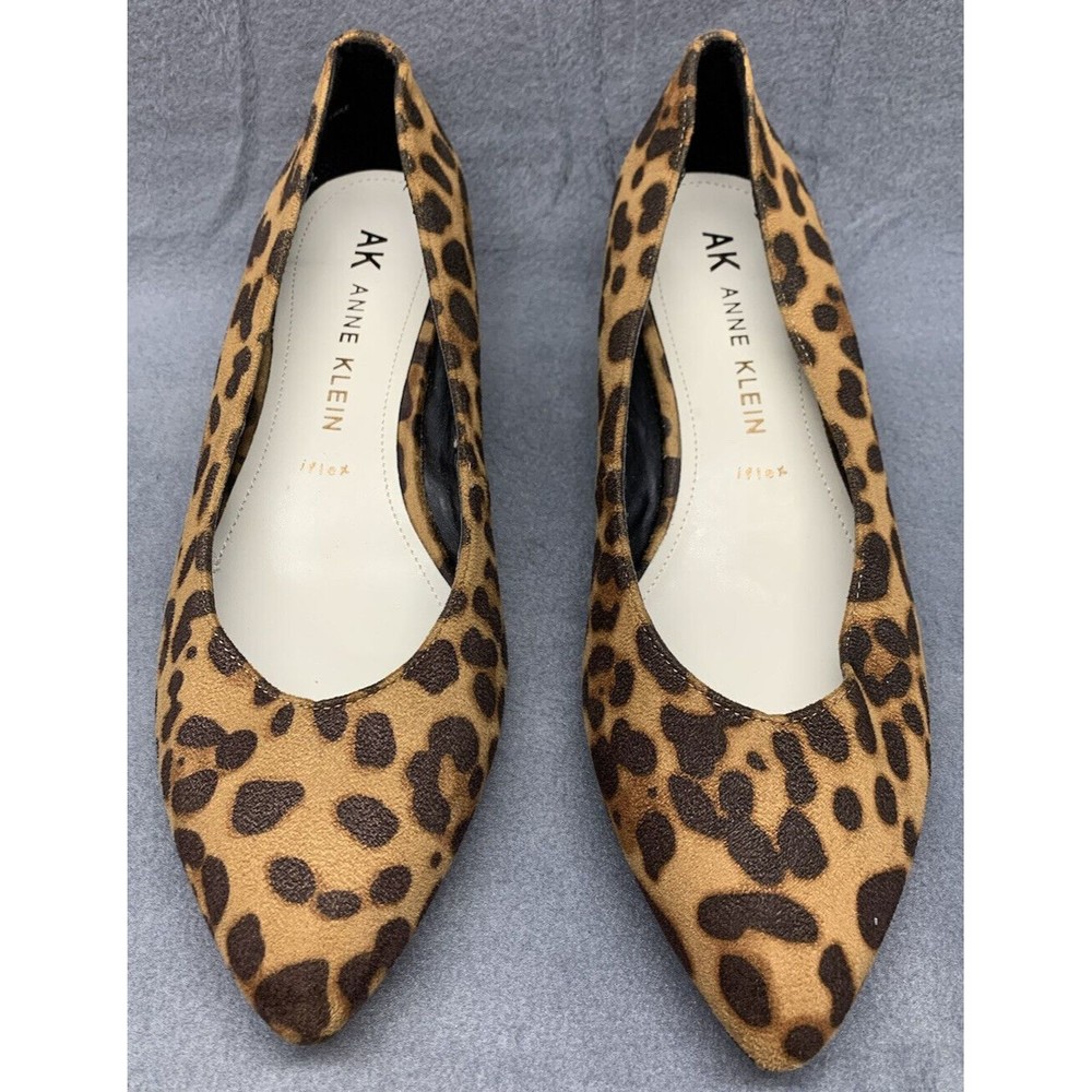 NWOT Anne Klein Iflex Akerika Wedge Shoes Women’s Size 8.5 Cheetah Print - Picture 4 of 14